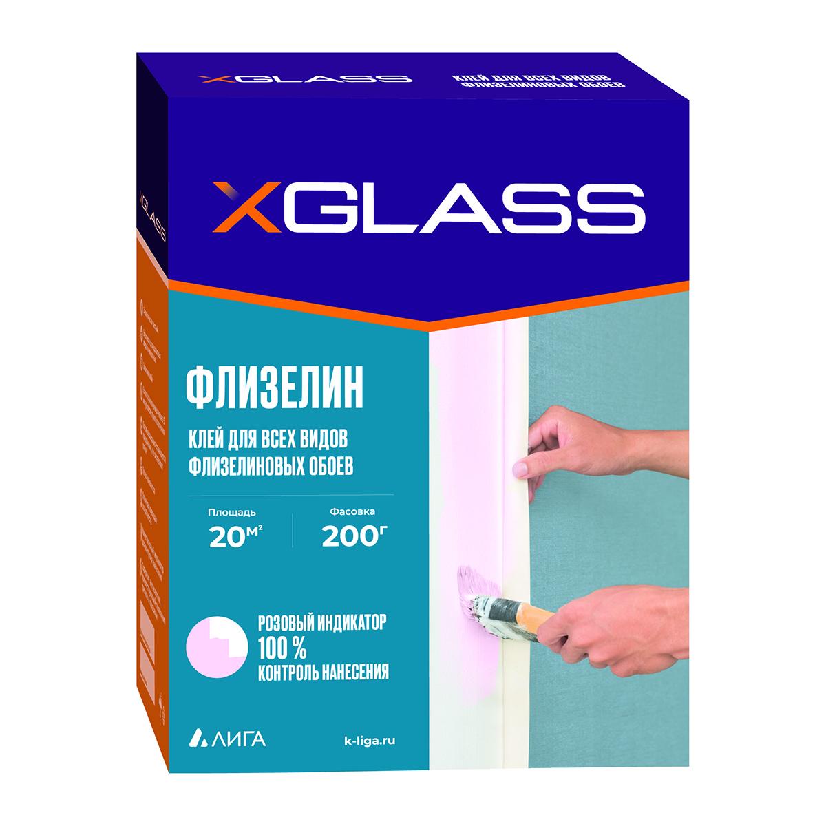 Клей для всех видов флизелиновых обоев X-Glass 200 г